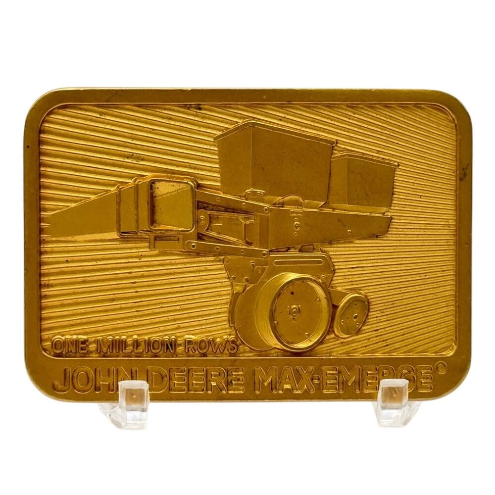 John Deere Millionth Tractor Agricultural Commemorative Belt Buckle